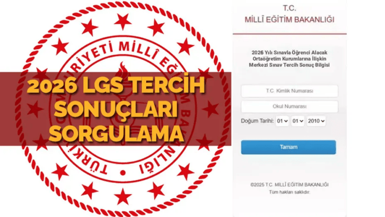 LGS tercih sonuçları